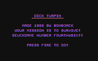 C64 GameBase Dick_Turpin (Created_with_SEUCK) 1988