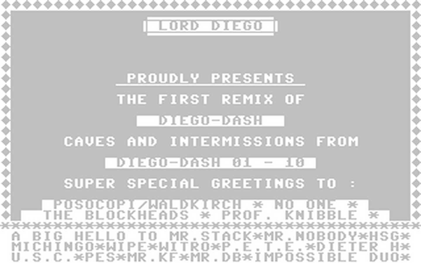 C64 GameBase Diego-Dash_Remix (Not_Published) 1988
