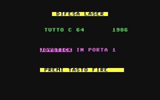 C64 GameBase Difesa_Laser Pubblirome/Game_2000 1986