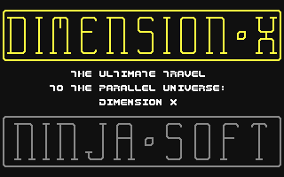C64 GameBase Dimension_X (Public_Domain) 1998