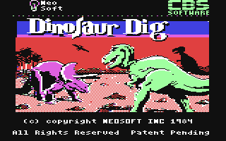 C64 GameBase Dinosaur_Dig CBS_Software 1984