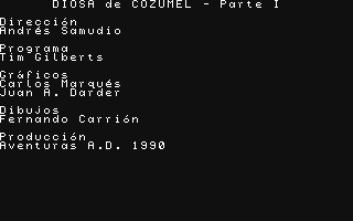 C64 GameBase Diosa_de_Cozumel Aventuras_AD 1990