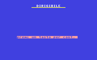 C64 GameBase Dirigibile Linguaggio_Macchina/TuttoComputer 1985
