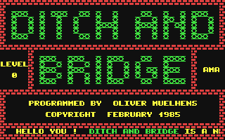 C64 GameBase Ditch_and_Bridge 1985