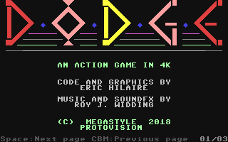 C64 GameBase Dodge (Public_Domain) 2018