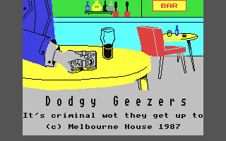 C64 GameBase Dodgy_Geezers Melbourne_House 1987