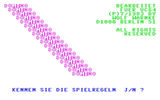 C64 GameBase Domino Syntax_Magazin/Syntax-GmbH 1983