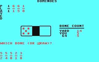 C64 GameBase Dominoes ShareData,_Inc. 1987