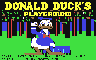 C64 GameBase Donald_Duck's_Playground Sierra_Online,_Inc./Walt_Disney_Co. 1984