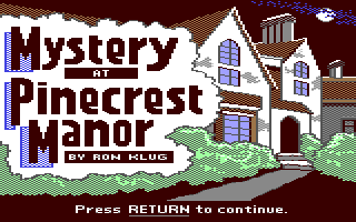 C64 GameBase Double_Feature_-_Mystery_at_Pinecrest_Manor Scholastic,_Inc. 1984