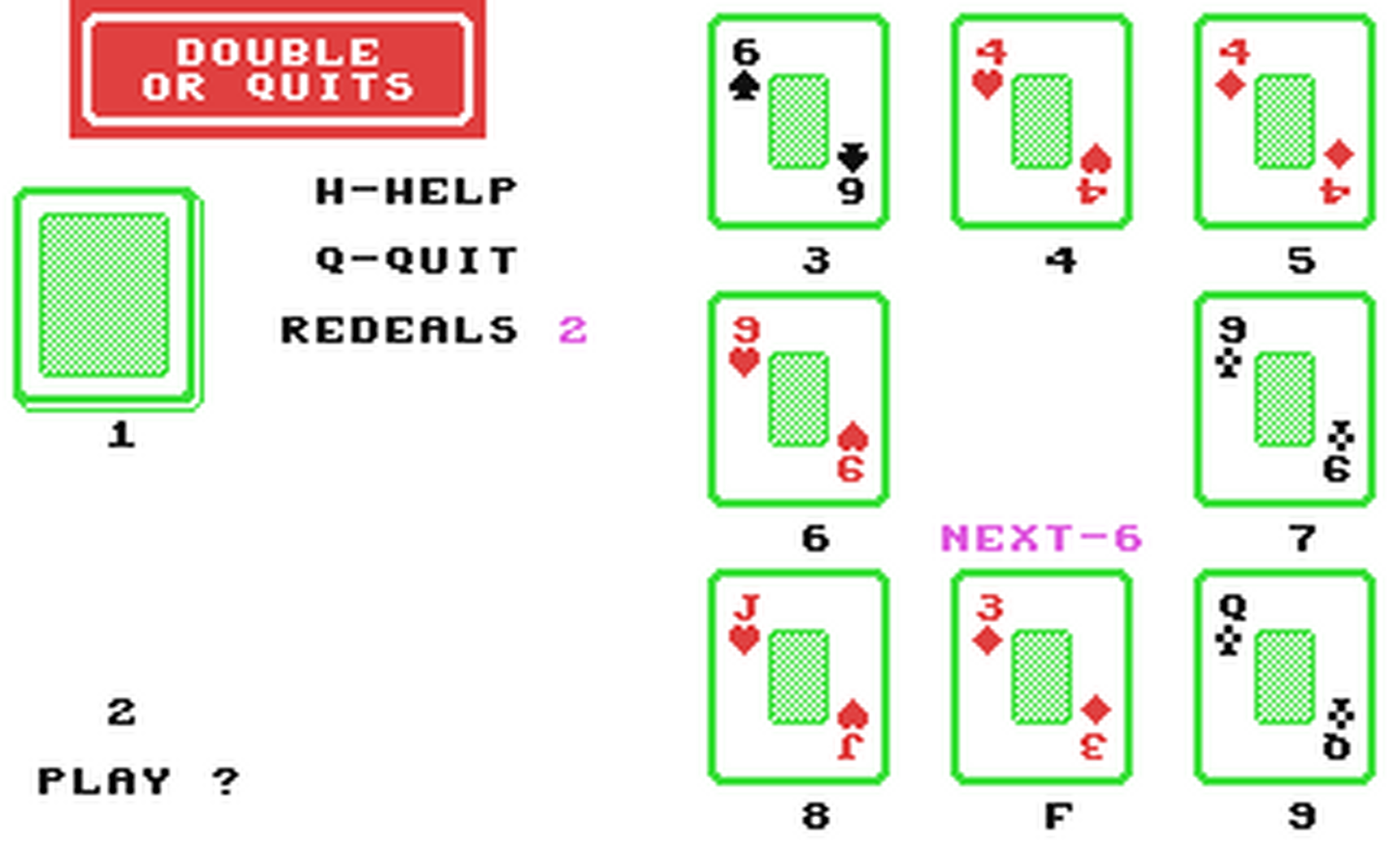 C64 GameBase Double_or_Quits Loadstar/Softdisk_Publishing,_Inc. 1990