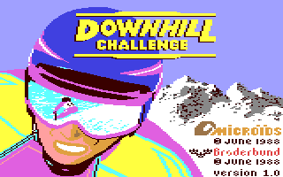 C64 GameBase Downhill_Challenge Broderbund 1988
