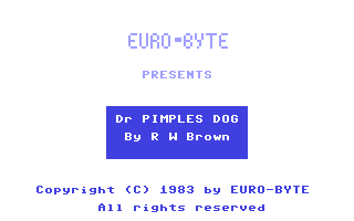 C64 GameBase Dr._Pimples_Dog Euro-Byte_Ltd. 1983