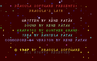 C64 GameBase Dracula's_Lair Dracula_Software 1989