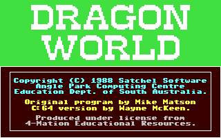 C64 GameBase Dragon_World Satchel_Software 1988