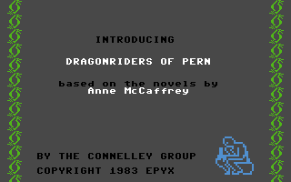C64 GameBase Dragonriders_of_Pern Epyx 1984