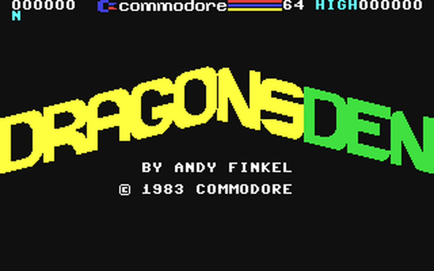 C64 GameBase DragonsDen Commodore 1983