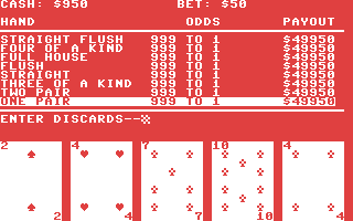 C64 GameBase Draw_Poker Comptor_Software 1983