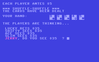 C64 GameBase Draw_Poker Avalon_Hill_Microcomputer_Games,_Inc. 1982