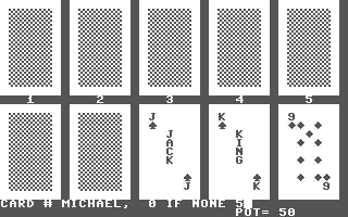 C64 GameBase Draw_Poker ShareData,_Inc./Green_Valley_Publishing,_Inc. 1985