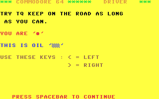 C64 GameBase Driver Robtek_Ltd. 1986