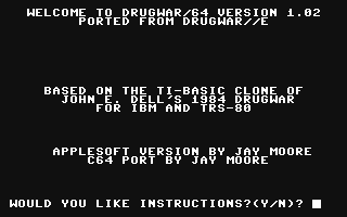 C64 GameBase Drugwar64 (Public_Domain) 2018