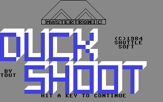 C64 GameBase Duck_Shoot Mastertronic 1984