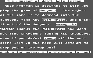 C64 GameBase Dungeon_of_Death