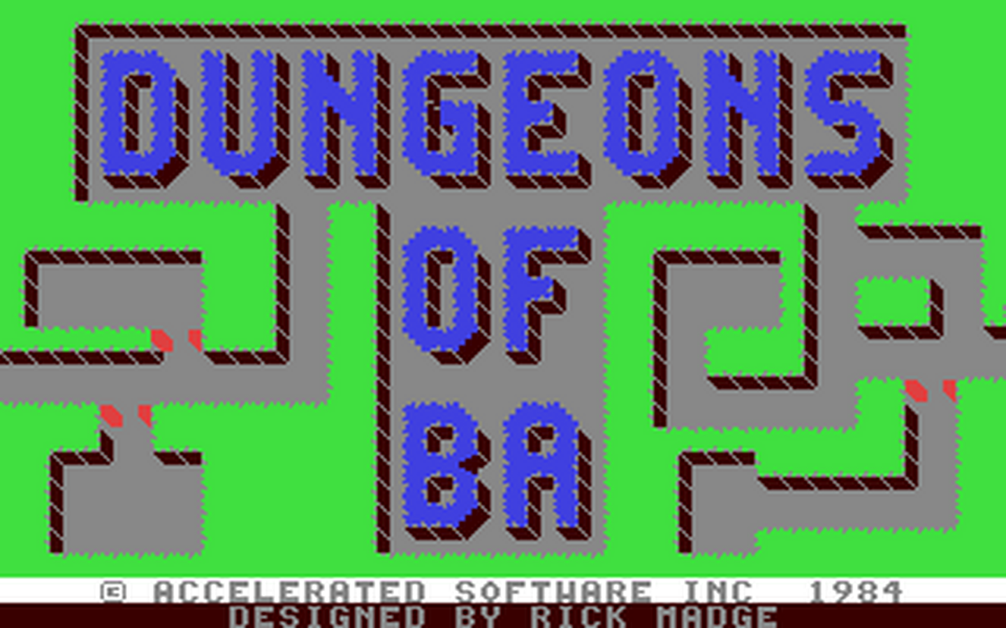 C64 GameBase Dungeons_of_Ba Accelerated_Software,_Inc._(ASI) 1984