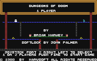 C64 GameBase Dungeons_of_Doom Harvsoft 1988