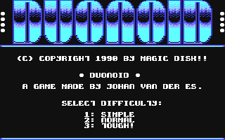 C64 GameBase Duonoid Magic_Disk 1990