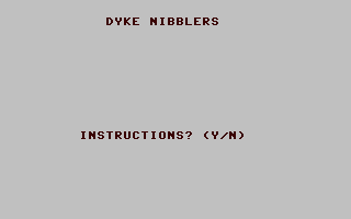 C64 GameBase Dyke_Nibblers Alpha_Software_Ltd. 1986