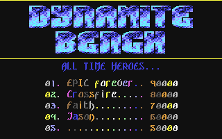 C64 GameBase Dynamite_Bench 1992