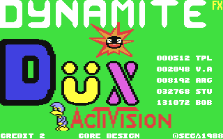 C64 GameBase Dynamite_Düx Activision/SEGA 1989