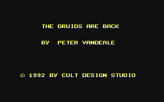 C64 GameBase Druids_Are_Back,_The Cult_Design_Studio 1992