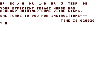 C64 GameBase ER!_-_Emergency_Room Loadstar/Softalk_Production 1985