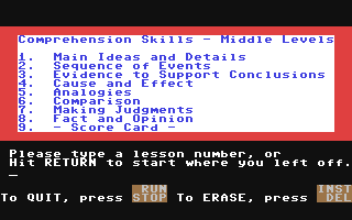C64 GameBase EasyReader_-_Reading_Comprehension_Skills_2 American_Educational_Computer_(AEC) 1983