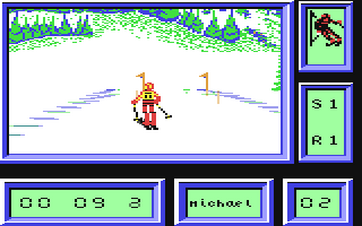 C64 GameBase Eddie_Edwards_Super_Ski Loriciels_Ltd./Microids 1988