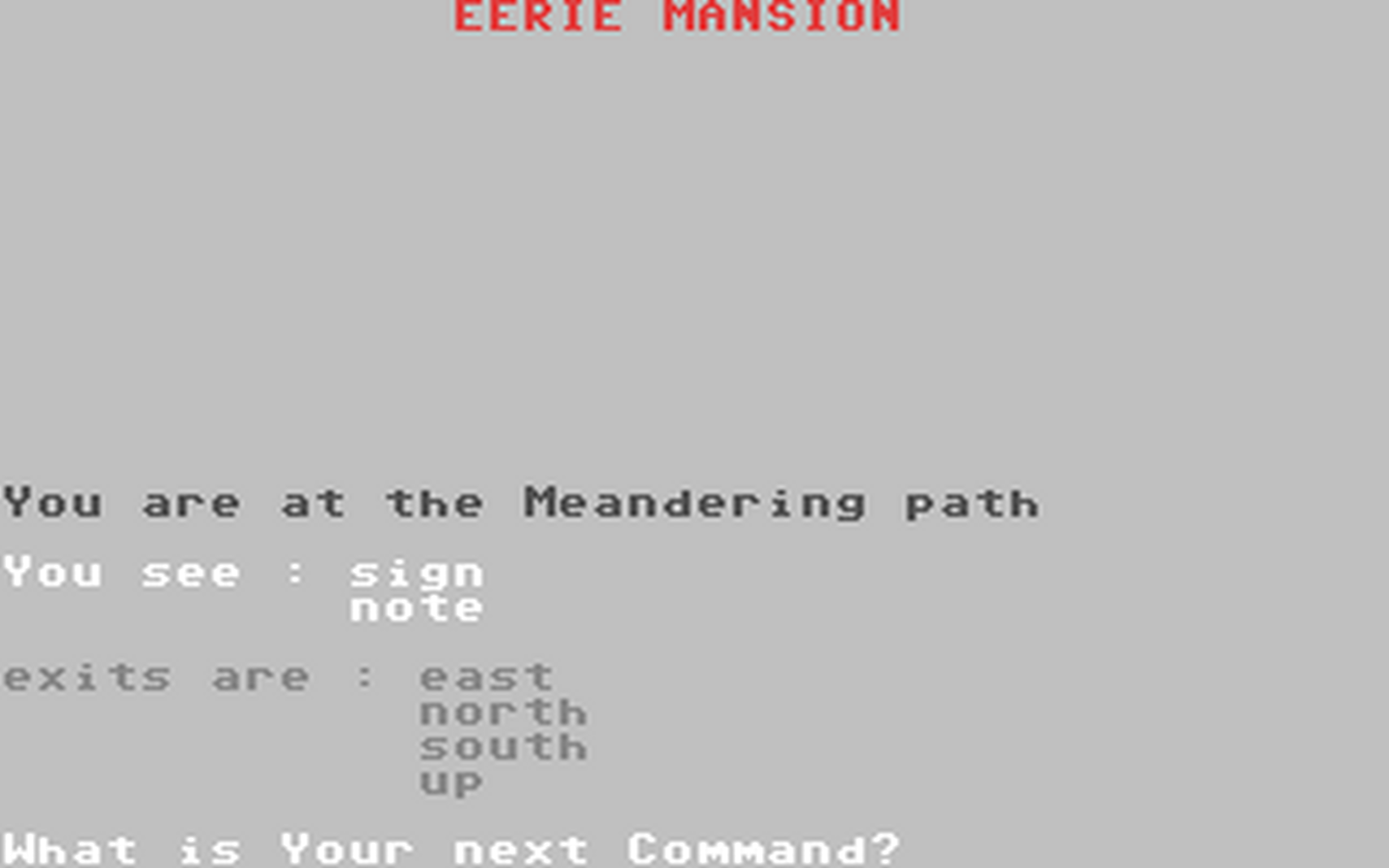 C64 GameBase Eerie_Mansion Comp-u-soft 1984