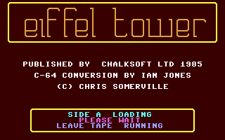 C64 GameBase Eiffel_Tower Chalksoft_Ltd. 1985