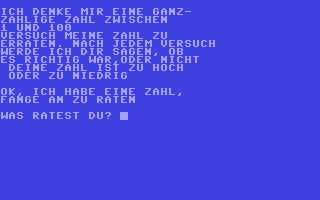 C64 GameBase Einfaches_Zahlenraten Ing._W._Hofacker_GmbH 1984
