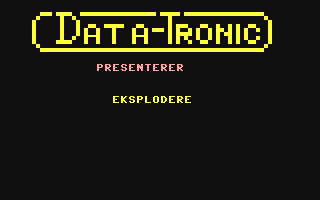 C64 GameBase Eksplodere Data-Tronic