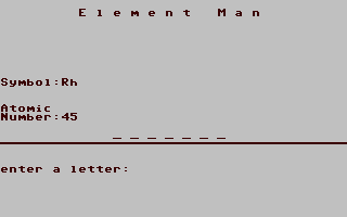 C64 GameBase Element_Man COMPUTE!_Publications,_Inc. 1984