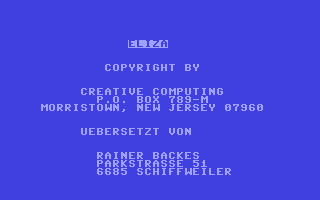 C64 GameBase Eliza Creative_Computing