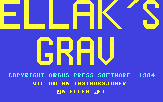 C64 GameBase Ellak's_Grav Datacompaniet/64_Tape_Computing
