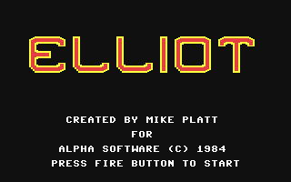 C64 GameBase Elliot Alpha_Software_Ltd. 1984