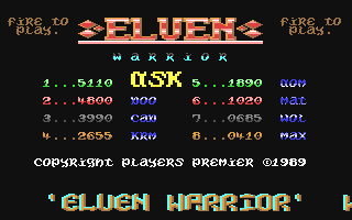 C64 GameBase Elven_Warrior Players_Premier 1989