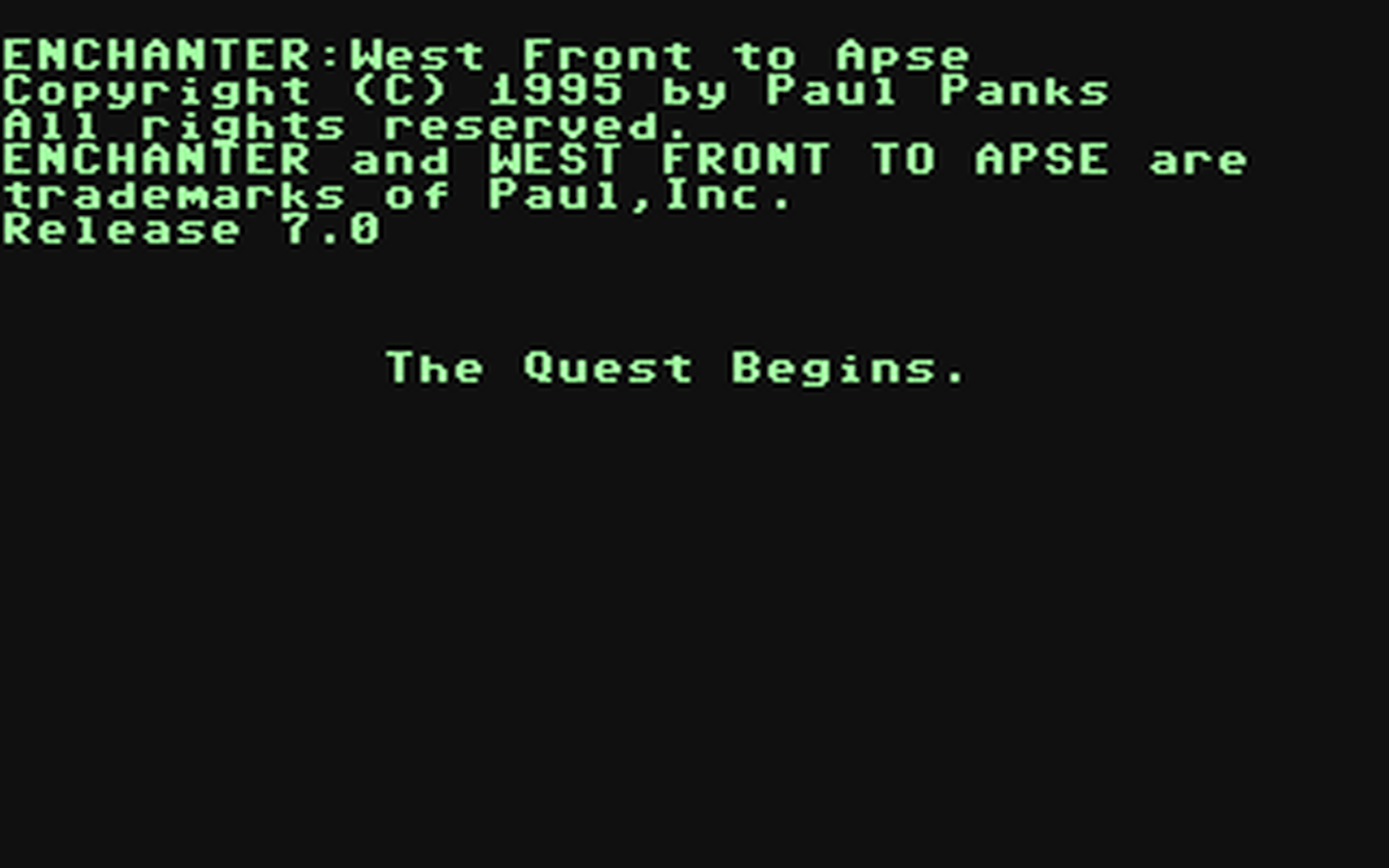 C64 GameBase Enchanter_-_West_Front_to_Apse (Public_Domain) 1995