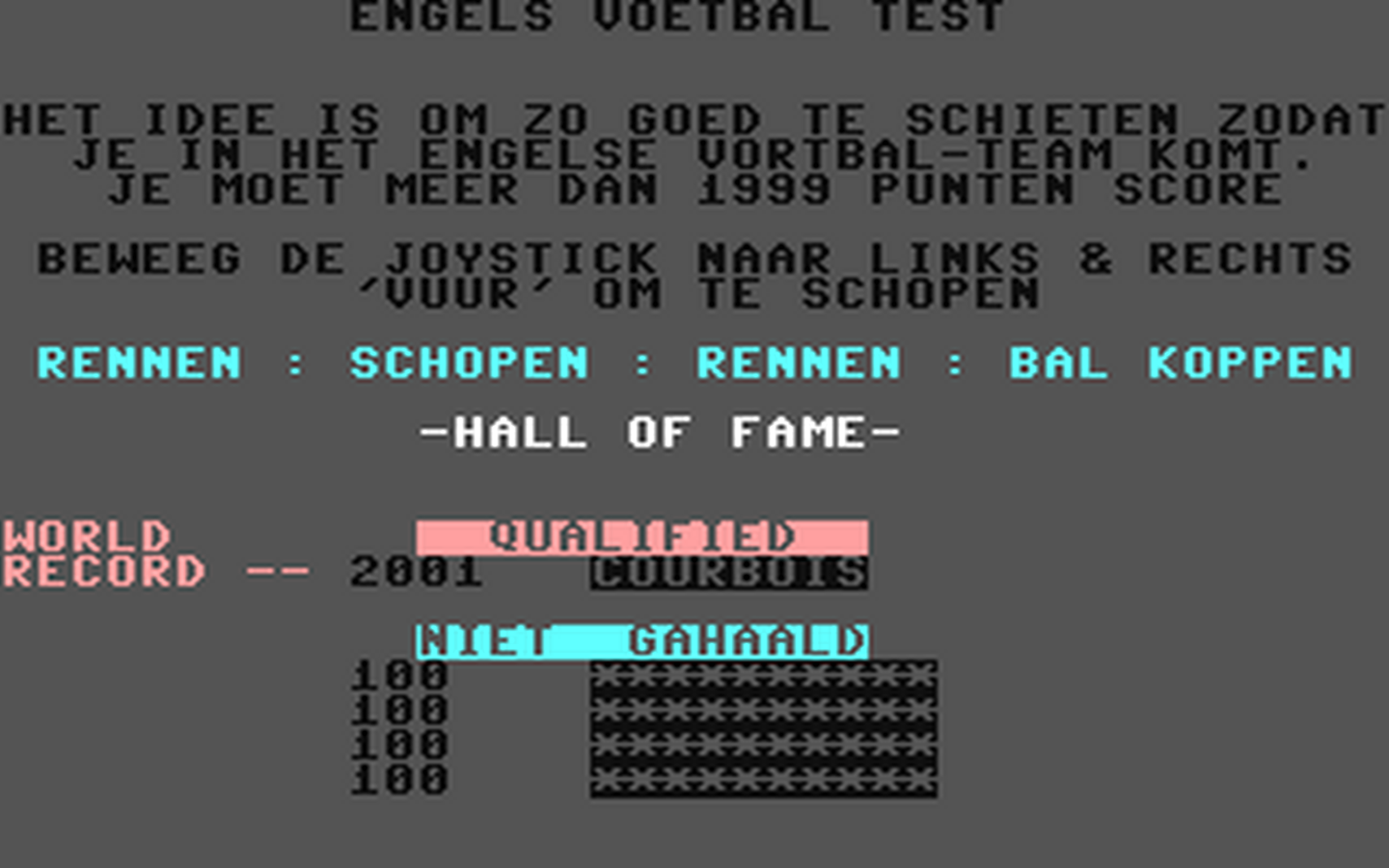 C64 GameBase Engels_Voetbal_Test Courbois_Software 1984