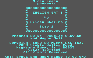 C64 GameBase English_SAT_I Micro_Lab,_Inc. 1983